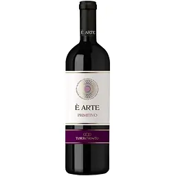 Вино Torrevento E'Arte Primitivo червоне сухе 0.75 л