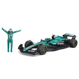 Автомодель з фігуркою Bburago Aston Martin AMR25 (18-28071 (#14))