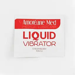 Пробник лубриканта з ефектом вібрації Amoreane Med Liquid Vibrator Strawberry (2 мл) Amoreane SO3991 95051 - мініатюра 1