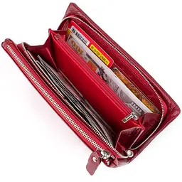 Жіночий шкіряний гаманець-клатч ST Leather 20,8х10х2 см acs0015267 - мініатюра 3