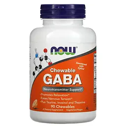 Гамма-Аміномасляна Кислота ГАМК GABA 250 мг - 90 жувальних таб