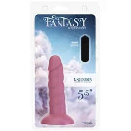 Фалоімітатор Addiction Fantasy Unicorn Dildo 5.5”, 13.7 см + віброкуля в подарунок - мініатюра 5