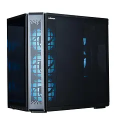 Zalman Корпус P60 без БР, 2xUSB3.0, 1x Type C, 3x120мм ARGB Reverse, 2x120мм ARGB, VGA 435мм, LCS ready, Curved Tempered Glass, Dual Chamber, ATX, чорний - мініатюра 10