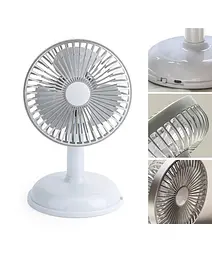 Вентилятор настільний портативний FAN KD197 Simple desktop USB Світло-сірий - мініатюра 5