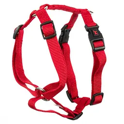 Шлея для собак GimDog Harlem H, нейлон, 2,0×50–70 см, червона