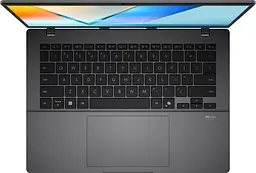 Ноутбук ASUS Vivobook S14 M3407KA-SF144 (14 F, AMD Ryzen 5 AI 330, 16 GB, 512 SSD, UMA, DOS) Matte Gray (90NB16P1-M00900) - мініатюра 4