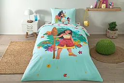 Підлітковий комплект Disney Moana Ранфорс / простирадло на резинці Tac pbe0051163