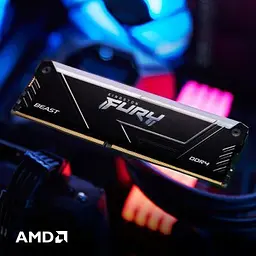 Модуль пам'яті для комп'ютера DDR4 16GB 3200 MHz Beast RGB Kingston Fury (ex.HyperX) (KF432C16BB12A/16WP) - мініатюра 17