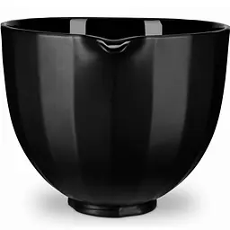 Чаша KitchenAid 5KSM2CB5PBS керамічна, з ручкою, текстурована 4.7 л чорна (5KSM2CB5PBS) - мініатюра 2