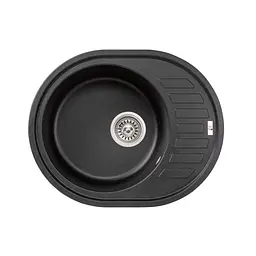 Кухонна мийка Lidz 620x500/200 BLM-14 (LIDZBLM14620500200), Чорний