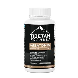 Дієтична добавка Tibetan Formula Melatonin 3 mg 100 капсул