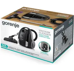 Пилосос з мішком Gorenje VCEA11CMBK - мініатюра 3