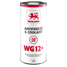 Антифриз Wolver WG12+ червоний 1.5 л