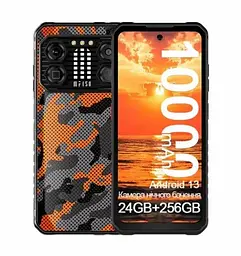 Смартфон Oukitel F150 B2 6/256Gb Black-Orange (Global) Без NFC
