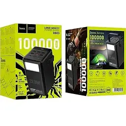 Портативна батарея Hoco DB03 Endure 22.5W PB Lamp 100000 mAh Black - мініатюра 5