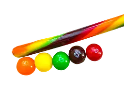 Льодяник-тростина Skittles Candy Canes 5 смаків у кожній цукерці 28 г - мініатюра 3