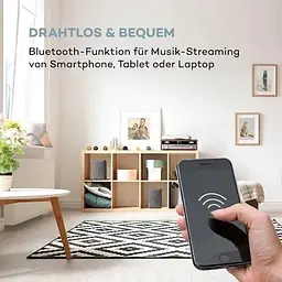 Стереосистема програвач вінілу Auna Birmingham HiFi (10034090) - мініатюра 5