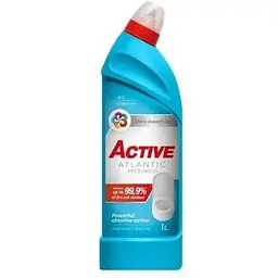 Гель для миття унітазу ACTIVE 1л з хлором Ocean Fresh