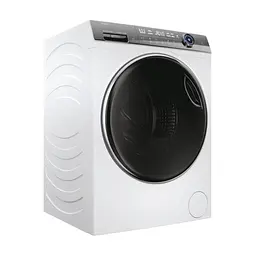Haier Пральна машина фронтальна, 12кг, 1400, A+++, 60см, дисплей, пара, інвертор, люк чорний, прямий привід, білий - мініатюра 3