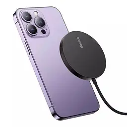 Бездротова зарядка Baseus Simple Mini 3 Magnetic Wireless Charger - мініатюра 4