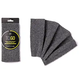 Тканинна стрічка Martini Spa Exfoliating Strip для пілінгу з активованим вугіллям (4602TGO)