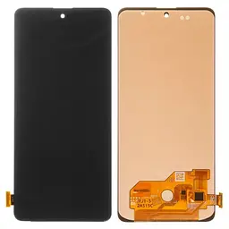 Дисплей (LCD) Samsung M317 Galaxy M31s OLED (Small LCD) із сенсором чорний + рамка