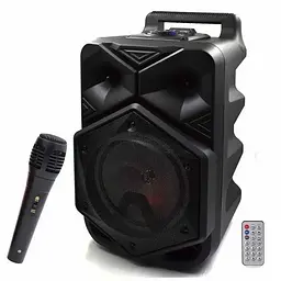 Портативна Bluetooth колонка валіза BT-1778 (Чорна) - мініатюра 2