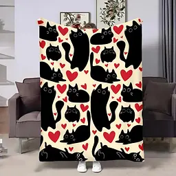 Плед 3D Котики кохання 32375 160х200 см