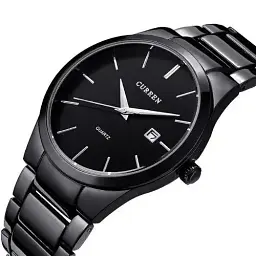 Годинник наручний Curren 8106 Black (18683) - мініатюра 2