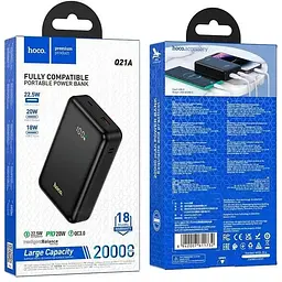 Павербанк Hoco Q21A Great 22.5W+PD22W 20000 mAh Black - мініатюра 5
