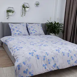 Комплект постільної білизни ТЕП Soft dreams Blue Flowers сімейний (2-03860_29163) - мініатюра 3