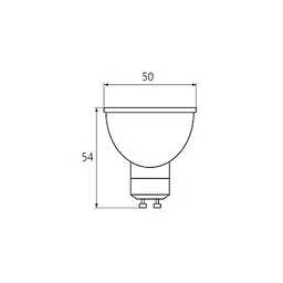 Лампочка Osram LED VALUE, PAR16, 6W, 3000K GU10 (4058075689626) - мініатюра 3