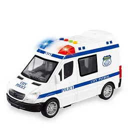 Машина інерційна Поліція світло звук гумові шини 139-2 - мініатюра 5