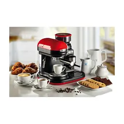 Ріжкова кавоварка еспресо Ariete 1318 Espresso Moderna Red (00M131800AR0) - мініатюра 9