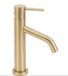 Змішувач для умивальника Rea Level gold brush (REA-B6218)