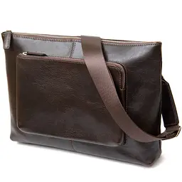 Чоловіча шкіряна сумка для ноутбука GRANDE PELLE 36х25х1,5 см sum0015578