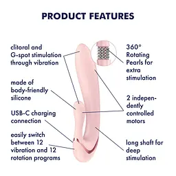 Вибратор-кролик Satisfyer Pearl Bunny 3 - миниатюра 3