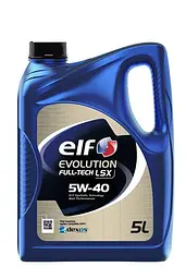 Моторна олива ELF EVOLUTION FULL-TECH LSX 5W-40 5л (11-5) - мініатюра 2