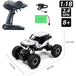 Машинка на радіокеруванні Sulong Toys Off-Road Crawler Tiger сірий (SL-111RHMGR) - мініатюра 7