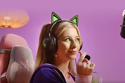 Гарнітура Razer Kraken Kitty V2, RGB, USB, чорний - мініатюра 2