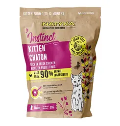 Сухий корм Natyka Instinct Kitten 2 кг для кошенят з куркою