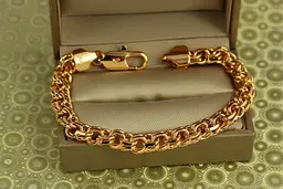 Браслет Xuping Jewelry круглий бісмарк 20,5 см 8 мм золотистий