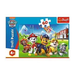 Пазл Trefl Paw Patrol Щенячий патруль на траві 60 елементів (5900511173758) - мініатюра 3
