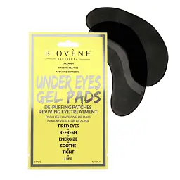 Патчі під очі Biovene Under Eyes Gel Pads De-Puffing Patches Eye Reviving Treatment 1 пара - мініатюра 2