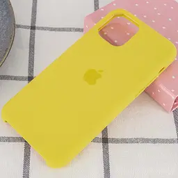 Чохол Silicone Case AA для Apple iPhone 11 Pro Max 6.5" Жовтий / Yellow - мініатюра 2