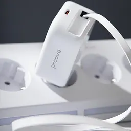 Зарядний пристрій Proove Fixtape GaN (Type-C) 65W white (WCFP65010202) - мініатюра 3