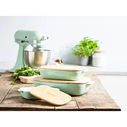 Форма для випічки KitchenAid з кришкою 26х15.5х6.5 см 0.9 л фісташкова (CC007424-001) - мініатюра 9