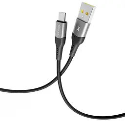 Кабель для подзарядки USB Ridea RC-US42 UltraStrong USB-Type C 60W 20V/3A 2 м Черный