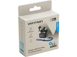 Наушники TWS Vention Echo Lite E11 Plus Blue (NBVL0-PLUS) - миниатюра 10