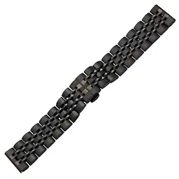 Браслет BeWatch для Samsung Galaxy Watch 3 45 мм Ремінець 22мм Classic сталевий Link Black (1021401.10) - мініатюра 5